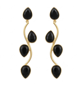 PENDIENTES DIVYORO CON DISEÑO DE HOJA - Product Image 1