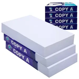 Bán buôn gỗ bột giấy in ấn A4 Kích thước 70gsm 75gsm 80gsm cứng A4 trái phiếu giấy 70 80 GSM dự thảo đôi màu trắng máy in văn phòng bản sao giấy