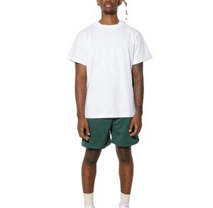 Short de basket-ball décontracté personnalisable pour homme en maille de polyester personnalisée avec motif solide et logo imprimé - Product Image 3