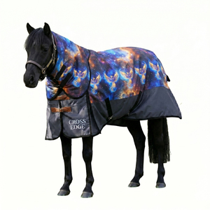 Couverture d'extérieur CrossEdge Master Horse Rugs, tissu Ripstop 600D, coupe-vent et respirante, pour l'hiver. - Product Image 1