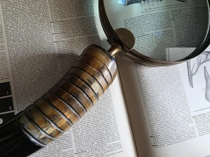New Buffalo Horn Handle Eco-Friendly Handmade <b>Magnifying</b> Glass for Precision Reading and Classic Vintage Style High Quality - Product Image 1