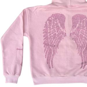 Pink <b>Gothic</b> Pullover <b>Hoodie</b> Women's Zippered Sweatshirt Cross Print Graphic Design Breathable Eco-Friendly 3D Printed Autumn - Product Image 6