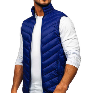 Chalecos Personalizados para Hombre, Modelo 2025, Chaqueta Acolchada sin Mangas, Chaleco Cálido de Invierno, Disponible en Stock, Precio al por Mayor, OEM Personalizado - Product Image 3