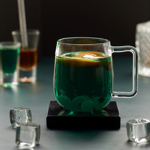 Verre à cocktail en borosilicate motif champignon, avec logo personnalisé, pour fêtes et bars, fabrication indienne, prix de gros, approvisionnement en vrac, collection unique - Product Image 5