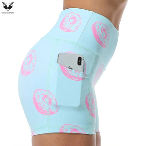 Pantalones Cortos Deportivos para Mujer, Hechos en Pakistán, Tela Transpirable, Alta Calidad, Estilo Moderno, Precio al por Mayor - Product Image 3