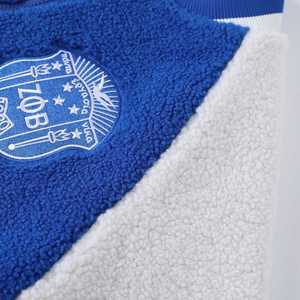 Veste bomber en sherpa Zeta Phi Beta pour femme, veste zippée en polaire, manteau chaud d'hiver, tenue décontractée élégante de la sororité grecque - Product Image 5