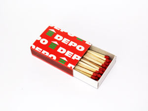 Household Eco-Friendly Vintage Safety <b>Matches</b> <b>Box</b> 47x35x12mm Wooden Sticks Printing Custom Brand Bulk Exporter Wholesale - Product Image 5