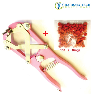 New Stainless Steel Elastrator Forceps Tail Cutting Pliers for Pig Sheep Goat Cattle with High <b>Stretching</b> Ability - Product Image 5