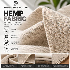 Sac de courses en chanvre en gros avec poignées en cuir – Sac fourre-tout écologique personnalisé - Product Image 5
