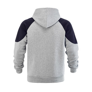 Sudadera con Capucha Rosa para Hombre, Cierre de Cremallera, Felpa, Corte Regular, Color Sólido, Informal, con Bolsillo, para Otoño - Product Image 5
