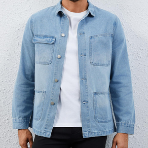 Nouvelle Collection – Blousons en Jean pour Homme à Col Rabattu, Manches Longues, Respirants, Vente en Gros, Modèle Unique - Product Image 6