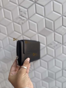 Men's Genuine Leather RFID Blocking Large Capacity Snap Closure Lock Decoration Nylon Lining Long <b>Slim</b> <b>Card</b> Cash ID <b>Holder</b> - Product Image 2
