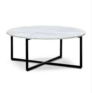Mesa de Centro Moderna de Metal, Redonda, de Gran Tamaño, en Oferta, para Sala de Estar, Uso Decorativo, Muebles para el Hogar - Product Image 4