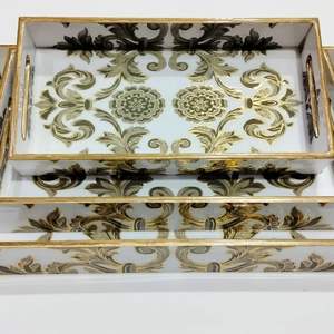 Professional Hotel Grade MDF Printed Serving <b>Tray</b> Premium Model 15 for Food & Beverage Service <b>Decorative</b> <b>Trays</b> - Product Image 2