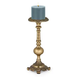 Candelabro de Lujo Dorado, Colección Premium para Restaurantes, Decoración para Bodas, Candelabro de Aluminio Hecho a Mano para Pascua - Product Image 2