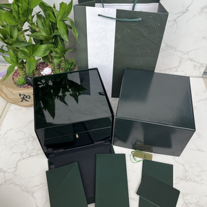 Luxury Designer <b>watch</b> box Green Piano Finish <b>Watch</b> Box Premium Leather Lined Wristwatch Storage Gift <b>Case</b> - Product Image 1