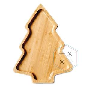 Eco Friendly Bamboo <b>Christmas</b> <b>Tree</b> Wood Serving Tray for Restaurant - Product Image 1