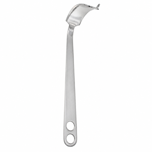 Retractor HOHMANN de 13 pulgadas (33 cm) con hoja curva de 40 mm de ancho y 90 grados, instrumento quirúrgico ortopédico Zetomed Pro - Product Image 1
