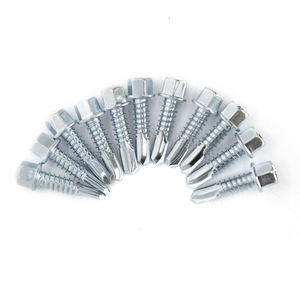 Vis autoperceuses à tête hexagonale métriques/pouces de marque PDC, en acier au carbone, galvanisées au zinc/phosphate, classe 8, tailles personnalisables - Product Image 3