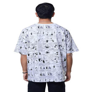 Logo personnalisé Streetwear surdimensionné coton lourd hommes t-shirts graphique haute qualité impression lourd lavage à l'acide vintage t-shirt - Product Image 2