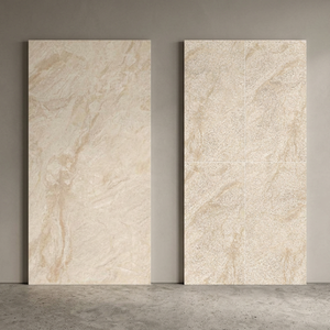 Dalles de quartz en pierre artificielle 1200x2400mm pour revêtements de sol de salon de luxe et revêtements muraux modernes - Product Image 1