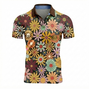 เสื้อยืดกอล์ฟแบบซับลิเมชั่นสำหรับเด็กผู้ชาย OEM ODM สำหรับเสื้อผ้ากีฬาพร้อมตราสินค้าของคุณสำหรับทีมกอล์ฟ เสื้อโปโลสตรีทแวร์ - Product Image 1
