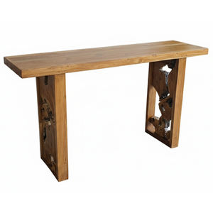Mesa Consola de Madera de Teca de Grado Lujoso, Diseño Escultural Único, Precio de Fábrica, Moderna, Duradera, Escritorio Decorativo, Mesa de Madera Sólida Sostenible - Product Image 2