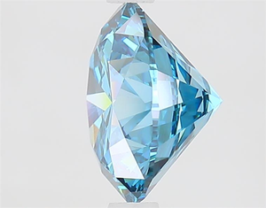 Luxira Jewels Diamant CVD cultivé en laboratoire certifié IGI 2,63 CT, taille brillant, bleu vif fantaisie, VS1, excellent pour la fabrication de bijoux - Product Image 2