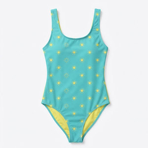 Traje de Baño Deportivo de Una Pieza para Mujer, Diseño Atlético con Estampado Personalizado, Secado Rápido, para Playa, Piscina y Entrenamiento - Product Image 1