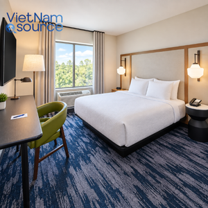 Fournisseur de meubles d'usine au Vietnam pour les rénovations de l'hôtel Fairfield Inn, incluant les armoires de chambre, le rangement de chambre et les meubles de chambre. - Product Image 2
