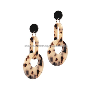 2024 nouveau design boucles d'oreilles en résine boucles d'oreilles nature en résine boucles d'oreilles paysage en résine - Product Image 1