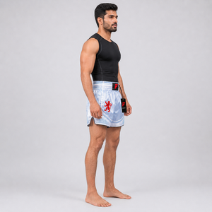 Shorts de Muay Thai haut de gamme avec design flexible, tissu respirant et excellente durabilité pour l'entraînement quotidien - Product Image 2