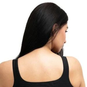 Débardeur court noir zippé pour femme, soutien-gorge de sport athlétique sans manches, idéal pour l'entraînement, le yoga, le fitness, les activités sportives et les loisirs - Product Image 4