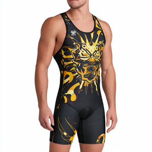Weightlifting Sublimation Wrestling <b>Men</b> Custom Latest <b>Singlet</b> Tops Body Wear <b>Men's</b> Wrestling <b>Singlet</b> <b>Mens</b> - Product Image 4