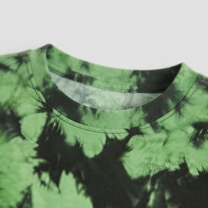 Breathable <b>Women's</b> <b>Tie</b> <b>Dye</b> Crop T <b>Shirt</b> Custom Printed Short Sleeve Cropped Top Casual Summer T <b>Shirt</b> - Product Image 4
