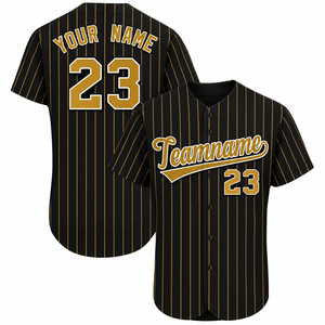 Camiseta de Béisbol Personalizada con Botones, Manga Corta, Estilo Hipster, Hip Hop, Agrega Tu Nombre y Número, Ropa Urbana Hip Hop - Product Image 1