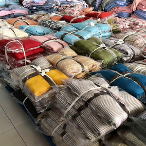 Parures de draps rayées en <span class=keywords><strong>lin</strong></span>, housses de <span class=keywords><strong>couette</strong></span> et couvertures de lit en gros, ensemble de literie de luxe 100% coton, taille King, en coton et polyester - Product Image 5