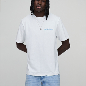 Custom Men's Screen Printed T-Shirt OEM Personalized Graphic Tee Short <b>Sleeve</b> Streetwear Casual Crew Neck Fashion Apparel Top - Product Image 2