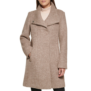 2026 New Women's Mid Length <b>Woolen</b> <b>Coat</b> Long Sleeve Loose Fit Warm Winter Fashion Overcoat Daily Outdoor Outerwear - Product Image 1