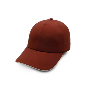 Casquette de baseball unisexe 6 panneaux couleur unie avec logo personnalisé, 100 % polyester, ajustée, pour enfants, décontractée, avec quatre broderies 3D, effet délavé - Product Image 5
