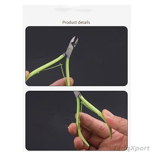 ที่ตัดหนังกำพร้าแบบมืออาชีพ ทำจากสแตนเลสสตีล คู่สปริงสีทอง - Product Image 2