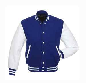 Custom Team Embroidery Logo Print Name <b>Leather</b> Sleeves Bomber Baseball Winter Varsity <b>Jacket</b> for <b>Men</b> - Product Image 5