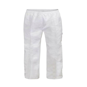 Nouveauté, pantalon de chef blanc unisexe personnalisé, durable, TC 80/20 polyester coton, pantalon de travail pour hommes - Product Image 5