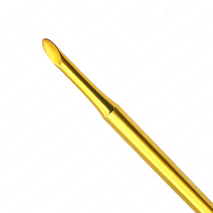 Pousse-cuticules mini en acier inoxydable couleur or rose, tête plate carrée, marque privée OEM, outil de beauté pour manucure et pédicure - Product Image 4