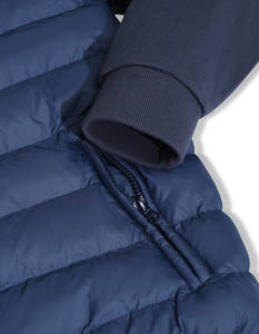 Collection Hiver Hommes : Blousons matelassés à capuche bleu marine, chauds, légers, respirants, sur mesure, mode hiver moderne - Product Image 6