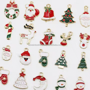 Mini décorations de Noël suspendues en métal semi-fini fait à la main pour enfants - Product Image 4