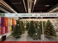 Sapin de Noël pré-éclairé de luxe haut de gamme, pliable, en matériau ignifuge, pour extérieur, service personnalisé pour les fêtes