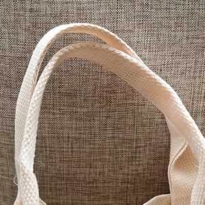 Custom Printed Cotton Canvas Medium Tote <b>Bag</b> Women Reusable Lunch <b>Bag</b> Handbag <b>Long</b> Handle Shopping Promotional Gift <b>Bag</b> - Product Image 5