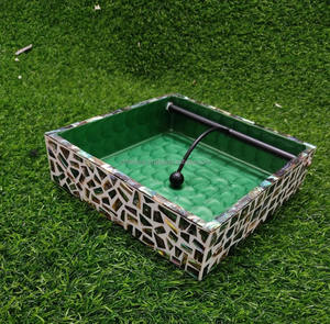 Boîte à mouchoirs artisanale avec incrustation de nacre et gravure florale détaillée, fabriquée à la main pour une utilisation luxueuse à la maison, à l'hôtel ou en entreprise - Product Image 2