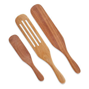 Juego de espátulas de madera para cocinar y hornear, utensilios de cocina, herramientas de cocina, suministro de fábrica. - Product Image 6